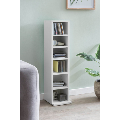 Artikelbild 5 für WOHNLING Aktenregal weiß 21,0 x 20,0 x 91,0 cm, 1 St., Artikelnummer 159113