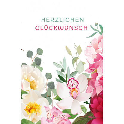 Artikelbild 2 für LUMA Glückwunschkarte Blumen LU1680 DIN B6, 1 St., Artikelnummer 403847