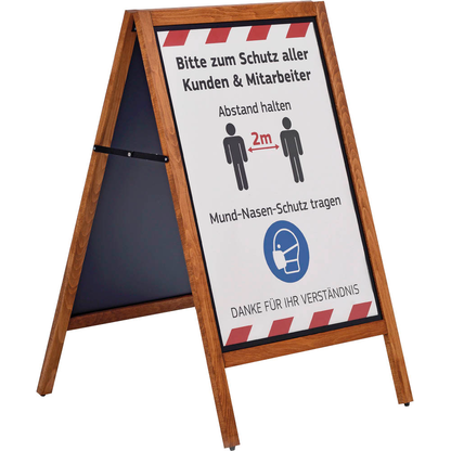 Artikelbild für update displays Kundenstopper MULTI braun DIN A1 70,4 x 56,5 x 111,4 cm, 1 St., Artikelnummer 533226