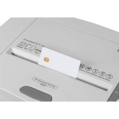 Artikelbild 12 für DAHLE ShredMATIC 150 Aktenvernichter mit Partikelschnitt P-4, 4 x 12 mm, bis 150 Blatt, lichtgrau, Artikelnummer 523458