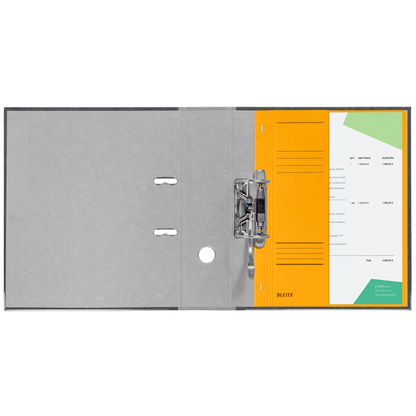 Artikelbild 4 für LEITZ Ösenhefter 3740 Karton gelb DIN A4, halber Deckel, 1 St., Artikelnummer 944160