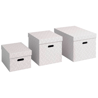 Artikelbild 8 für VON LEITZ Aufbewahrungsboxen 46,0 l weiß 35,5 x 51,0 x 30,5 cm, 3 St., Artikelnummer 636049