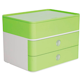 Artikelbild 1 für HAN Schubladenbox Smart Box plus ALLISON grün 1100-80D, DIN A5 mit 3 Schubladen, 1 St., Artikelnummer 965418