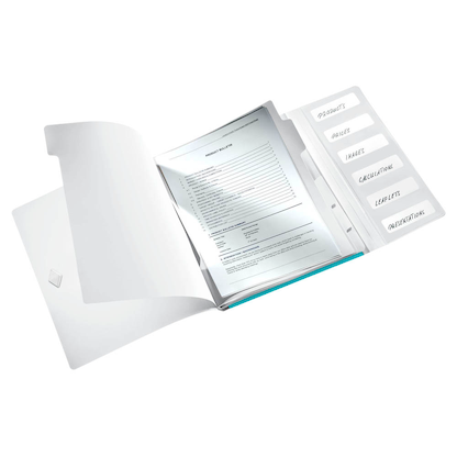 Artikelbild 3 für LEITZ Ordnungsmappe WOW 4633 6 Fächer blau, 1 St., Artikelnummer 400313