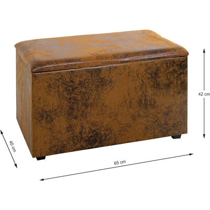 Artikelbild 2 für HAKU Möbel Sitztruhe 25873 vintage-braun Holz 65,0 cm, Artikelnummer 888782