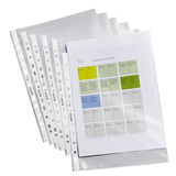 Artikelbild 1 für LEITZ Prospekthüllen 4790 DIN A4 transparent genarbt 0,085 mm, 100 St., Artikelnummer 578609