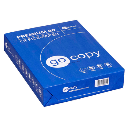Artikelbild für go copy Kopierpapier Premium 80 DIN A4 80 g/qm 500 Blatt, Artikelnummer 536187