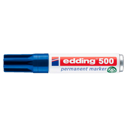 Artikelbild 3 für edding 500 Permanentmarker blau 2,0 - 7,0 mm, 1 St., Artikelnummer 311019