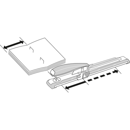 Artikelbild 4 für LEITZ Heftgerät 5560 schwarz, 1 St., Artikelnummer 648253