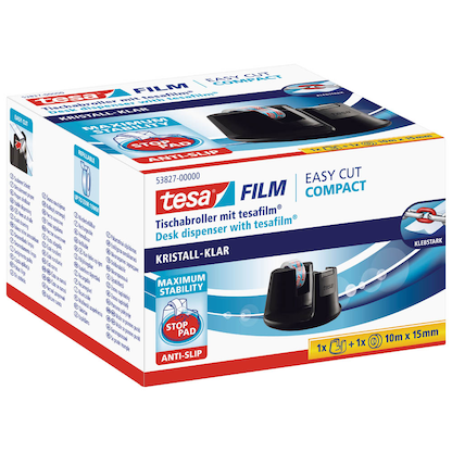 Artikelbild 4 für tesa Tischabroller Compact schwarz, Artikelnummer 151076