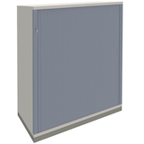 Artikelbild 1 für fm Sidney Rollladenschrank lichtgrau 2 Fachböden 100,0 x 44,2 x 113,3 cm, Artikelnummer 160587