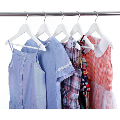 Artikelbild 2 für SONGMICS Kinder-Kleiderbügel weiß, 20 St., Artikelnummer 291449