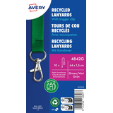 Artikelbild 1 für AVERY Zweckform Lanyards 4842G, Karabiner, grün, 10 St., Artikelnummer 573976
