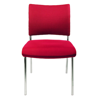 Artikelbild 3 für Topstar Besucherstühle Visit 10 NV190 G21 rot Stoff, 2 St., Artikelnummer 133160