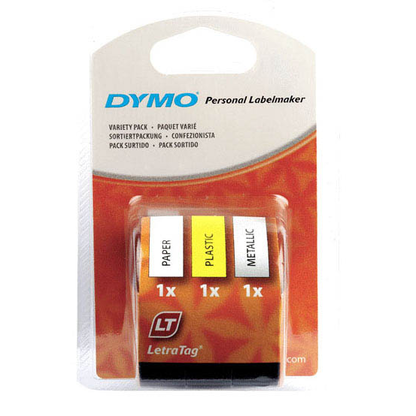 Artikelbild 6 für DYMO Schriftbänder LetraTag 91241 S0721800, 12 mm, farbig sortiert, 1 St., Artikelnummer 445742