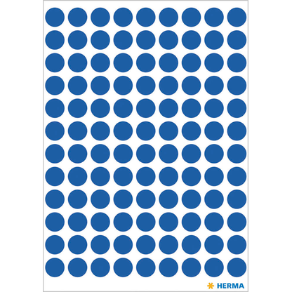 Artikelbild 2 für HERMA Klebepunkte 1833 dunkelblau Ø 8,0 mm, 10x 540 St., Artikelnummer 901708