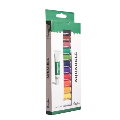 Artikelbild für Rayher Künstler-Set Aquarellfarben farbsortiert 12 x 12,0 ml, 1 Pack, Artikelnummer 129714