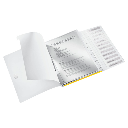 Artikelbild 3 für LEITZ Ordnungsmappe WOW 4634 12 Fächer gelb, 1 St., Artikelnummer 894713