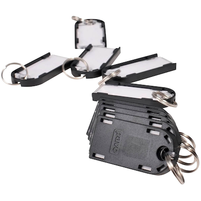 Artikelbild für pavo Schlüsselanhänger Magnettag schwarz, 10 St., Artikelnummer 218978