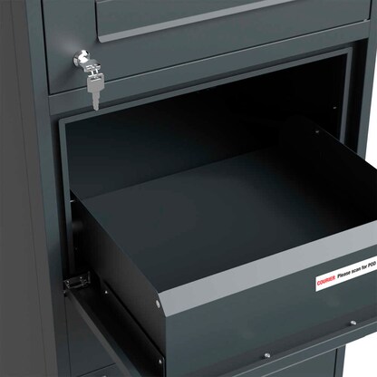 Artikelbild 8 für phoenix Paketbriefkasten PB1121AAK PB1121AAK graphite grey, Artikelnummer 790374