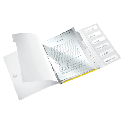 Artikelbild 3 für LEITZ Ordnungsmappe WOW 4633 6 Fächer gelb, 1 St., Artikelnummer 894720