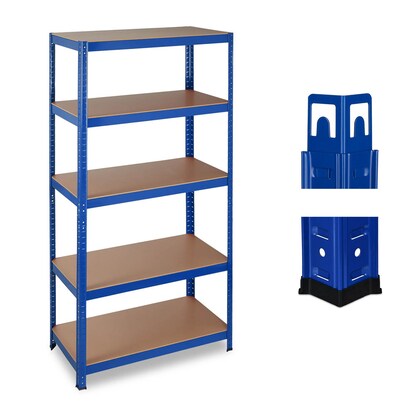 Artikelbild 4 für relaxdays Schwerlastregal 10026748_0 blau 90,0 x 45,0 x 180,0 cm, Artikelnummer 451734