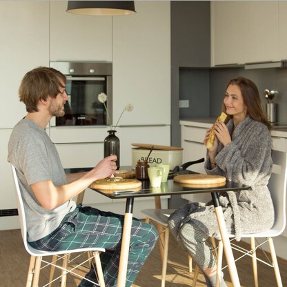 Artikelbild 3 für relaxdays Frühstücksbretter braun 25,0 x 25,0 cm, 2 St., Artikelnummer 473452