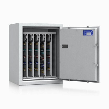 Artikelbild für ISS safe4key Schlüsseltresor lichtgrau mit 440 Haken, Elektronikschloss, 50,0 x 42,0 x 65,0 cm, 1 St., Artikelnummer 849767