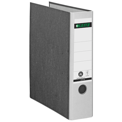 Artikelbild 3 für AKTION: LEITZ 1080 Ordner lichtgrau marmoriert Karton 8,0 cm DIN A4, 10 St., Artikelnummer 653836