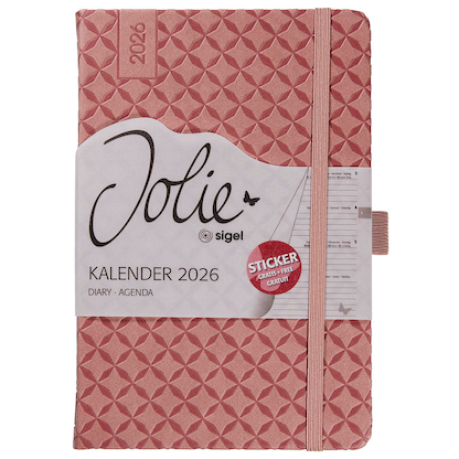 Artikelbild 2 für SIGEL Buchkalender Jolie 2026 altrosa, 1 St., Artikelnummer 568729