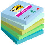 Artikelbild 1 für Post-it® Super Sticky Notes Oasis Collection Haftnotizen extrastark farbsortiert, 5 Blöcke, Artikelnummer 735789