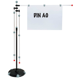 Artikelbild 1 für MAUL Planhalter DIN A0 schwarz Rollenfuß, 1 St., Artikelnummer 151980