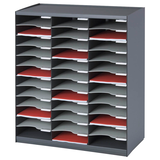 Artikelbild 1 für PAPERFLOW Sortierstation anthrazit mit 36 Fächern, Artikelnummer 484667