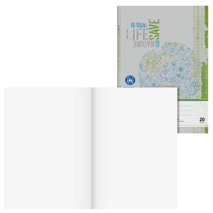 Artikelbild für BRUNNEN Schulheft Recycling Lineatur 20 blanko DIN A4 ohne Rand, 16 Blatt, 1 St., Artikelnummer 162903