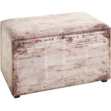 Artikelbild 1 für HAKU Möbel Sitztruhe 25774 Motiv Zeitung Holz 65,0 cm, Artikelnummer 888943