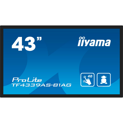 Artikelbild 2 für iiyama ProLite TF4339ASB1AG UHD-Touch-Display, schwarz, 108,0 cm (43,0 Zoll), Artikelnummer 540678