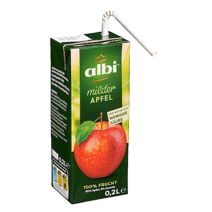 Artikelbild 3 für albi® milder Apfel Fruchtsaftkonzentrat 40x 0,2 l, Artikelnummer 438303