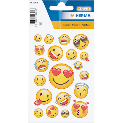 Artikelbild für HERMA Aufkleber 15325 Smiley, 10x 19 Etiketten, Artikelnummer 901898
