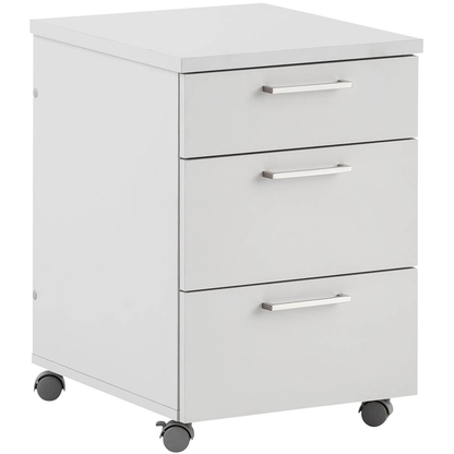 Artikelbild für MÖBELPARTNER 1500 Rollcontainer lichtgrau 3 Auszüge 41,0 x 49,6 x 60,1 cm, Artikelnummer 184063