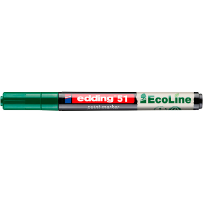 Artikelbild 3 für edding 51 EcoLine Lackmarker grün 1,0 - 2,0 mm, 1 St., Artikelnummer 660898