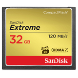 Artikelbild 1 für SanDisk Speicherkarte CompactFlash Card Extreme, 32 GB, 1 St., Artikelnummer 179130