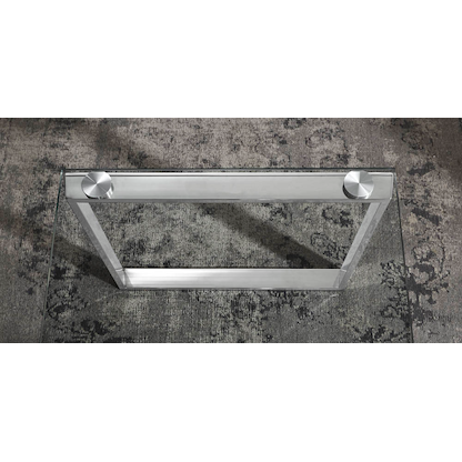 Artikelbild 2 für HAKU Möbel Couchtisch rechteckig Glas transparent 120,0 x 60,0 x 40,0 cm, 1 St., Artikelnummer 557423