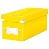 Artikelbild 1 für LEITZ CD-/DVD-Box Click & Store gelb, 1 St., Artikelnummer 916799