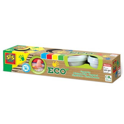 Artikelbild für SES Creative® Eco Fingerfarben farbsortiert 4x 150,0 ml, 1 St., Artikelnummer 110797