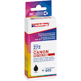 Artikelbild 1 für edding EDD-272 schwarz Druckerpatrone kompatibel zu Canon PGI-525 BK, Artikelnummer 129106