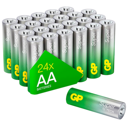 Artikelbild für GP Batterien SUPER Alkali-Mangan Mignon AA 1,5 V, 24 St., Artikelnummer 975476
