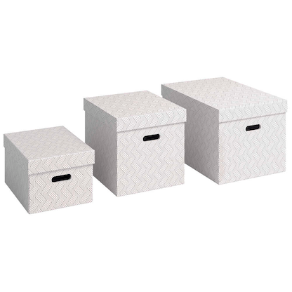 Artikelbild 9 für VON LEITZ Aufbewahrungsboxen 15,0 l weiß 26,5 x 36,5 x 20,5 cm, 3 St., Artikelnummer 636066