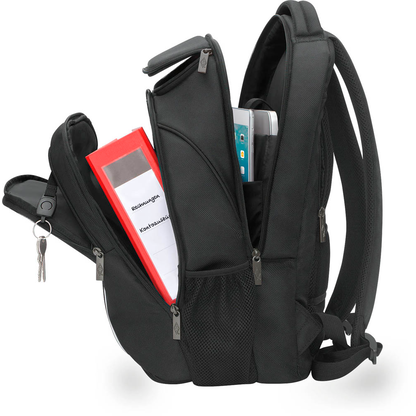 Artikelbild 2 für WEDO Laptop-Rucksack Business Kunstfaser schwarz 28,0 l bis 39,6 cm (15,6 Zoll), Artikelnummer 514195