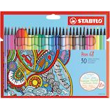 Artikelbild 1 für STABILO Pen 68 Filzstifte farbsortiert, 30 St., Artikelnummer 816210