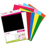 Artikelbild 1 für plottiX PremiumFlex Aufbügelfolie farbsortiert Flex-Folie 20,0 x 30,0 cm, 10 St., Artikelnummer 265813